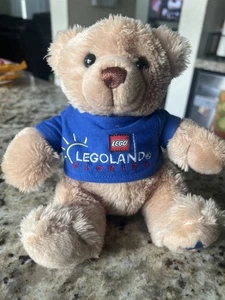 2023 Legoland Flordia Souvenir blau Shirt Stofftier Teddybär Plüsch - Bild 1 von 4