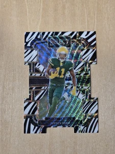 Jayden Reed 2023 Panini Select - Concourse #38 Zebra Prizm Die-Cut (RC) - Picture 1 of 3