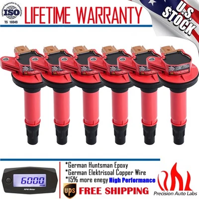 Paquete de 6 bobinas de encendido para Ford F-150 Explorer Lincoln EcoBoost 3,5 L UF646 DG549 Foto 1 de 4