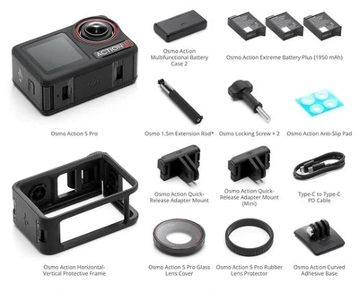 DJI Osmo Action 5 Pro fessional Adventure Combination 4K  - Image 1 of 4