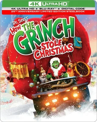 Dr Seuss How The Grinch Stole Christmas - 25th Anniversary Edition 4K UHD Blu- - Image 1 of 4