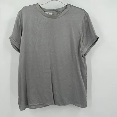 Womens Minimalist Silk Top Size 12 Old Money Quiet Luzury Capsule Wardrobe - Image 1 of 4