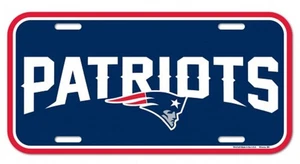 New England Patriots License Plate Plastic - Picture 1 of 1