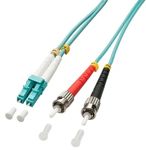 LINDY 46382 Fibre Optic Duplex Cable LC/ST OM3 3 m - Photo 1/1