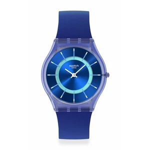 Swatch Skin Classic Biosourced Jammy Grape Dream Watch, Blue, SS08I100 - Picture 1 of 4