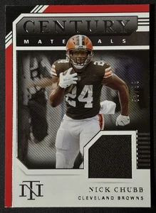 2020 National Treasures Century Materials Patch Nick Chubb 53/99 CM-NC Browns - Picture 1 of 3