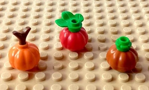 Lego Kürbis Gourde Thanksgiving Halloween Herbst Kürbis Patch Minifigur NEU X3 - Bild 1 von 1