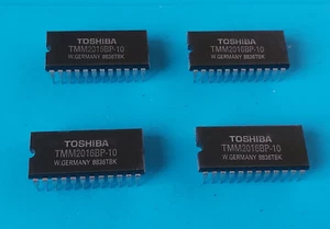 TMM2016BP-10 Toshiba Static RAM, 2K x8 ,16K , 24 Pin, Plastic, DIP NEW PARTS - Picture 1 of 3