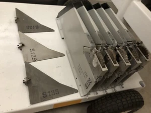 AIM 9 Sidewinder Missile Fin set 4 front 4 rear Top Gun Pilot Wall Raytheon USAF - Picture 1 of 11