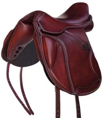 VS Sattel Valencia braun aus Softleder und wechselbarem Kopfeisen - Bild 1 von 4