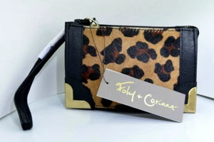 Neu mit Etikett FOLEY + CORIINA FG GERAHMTES ARMBAND ETUI LEOPARD - Bild 1 von 4