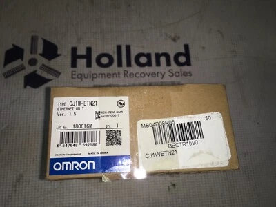 Unidad Ethernet PLC Omron, CJ1W-ETN21, NOS, LG-2586 Foto 1 de 2