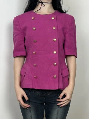 Chaqueta Blazer Escada Años 80 Vintage Margaretha Ley Talla 38 Foto 1 de 4