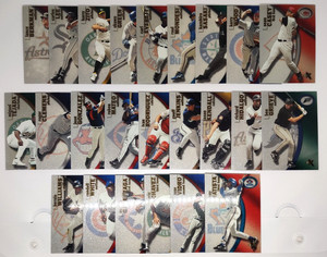 2001 Fleer E-X Baseball 24 Cards Lot HOF, Stars MINT
