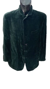 DKNY DONNA KARAN Chaqueta De Algodón Usada Hombre Talla 44 Verde XXE32L - Imagen 1 de 7