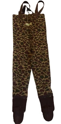 Hodgman Neoprene Stocking  Chest Waders Retro Camo Size Medium - Image 1 of 4
