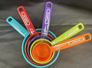 Farberware Professional Plastic Measuring Cups with Coffee Spoon, Set of 5 - Picture 1 of 6