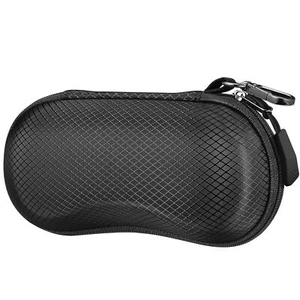 Eyeglasses Case Hard EVA Shell Sport Glasses Case Travel Zipper Sunglasses Case - Picture 1 of 29