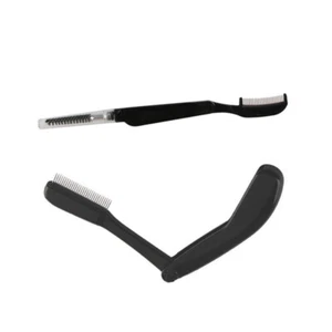 Juego de 2 peines de acero inoxidable para el aseo de cejas para uso diario - Imagen 1 de 11