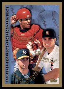 1998 Topps Baseball #261 Ramón Hernández Ben Davis Eli Marrero Novato - Imagen 1 de 2