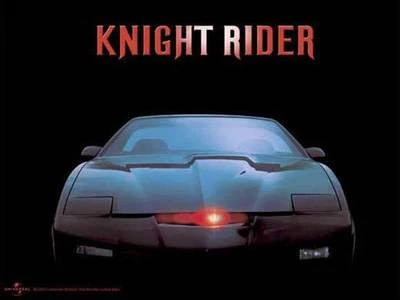 KNIGHT RIDER TV Promo POSTER C David Hasselhoff Edward Mulhare William Daniels