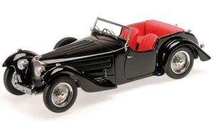 MINICHAMPS Bugatti Type 57SC Corsica Roadster Cabriolet 1938 Black 1:18 - Picture 1 of 10