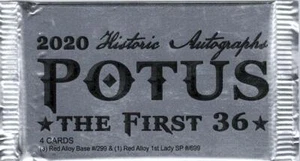 2020 POTUS The First 36 Presidents BONUS Trading Card Pack - Picture 1 of 1