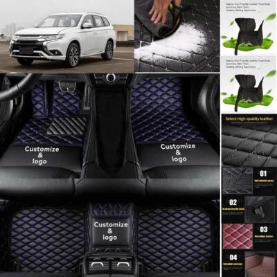 For Mitsubishi Outlander Car Floor Mats Luxury Custom Waterproof Liners Carpets - Изображение 1 из 4