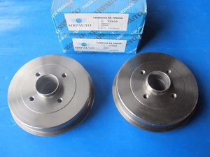2 Tambours de freins arrière Sirpauto pour: Renault: Laguna 1.8 et 2.0, 2.2D - Picture 1 of 1