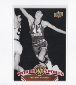 JERRY WEST 2010 UPPER DECK WORLD OF SPORTS BASKETBALL CARD-SHIPS FREE - Picture 1 of 23