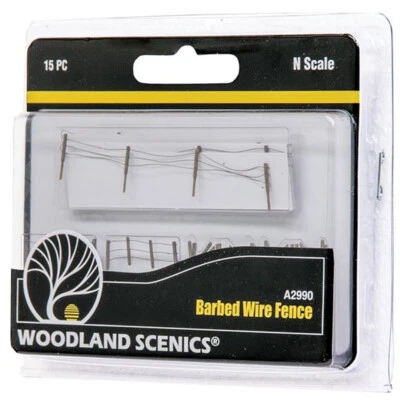 NEW Woodland Scenics A2990 Barbed Wire Fence - N Scale - Image 1 of 4