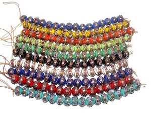 10 Strands different color Wedding Cake Beads 12mm, Jewelry making fashion beads - Picture 1 of 3