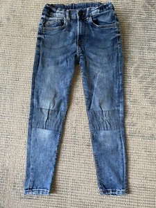 zara boys patched knees skinny jeans size 9 - Picture 1 of 6