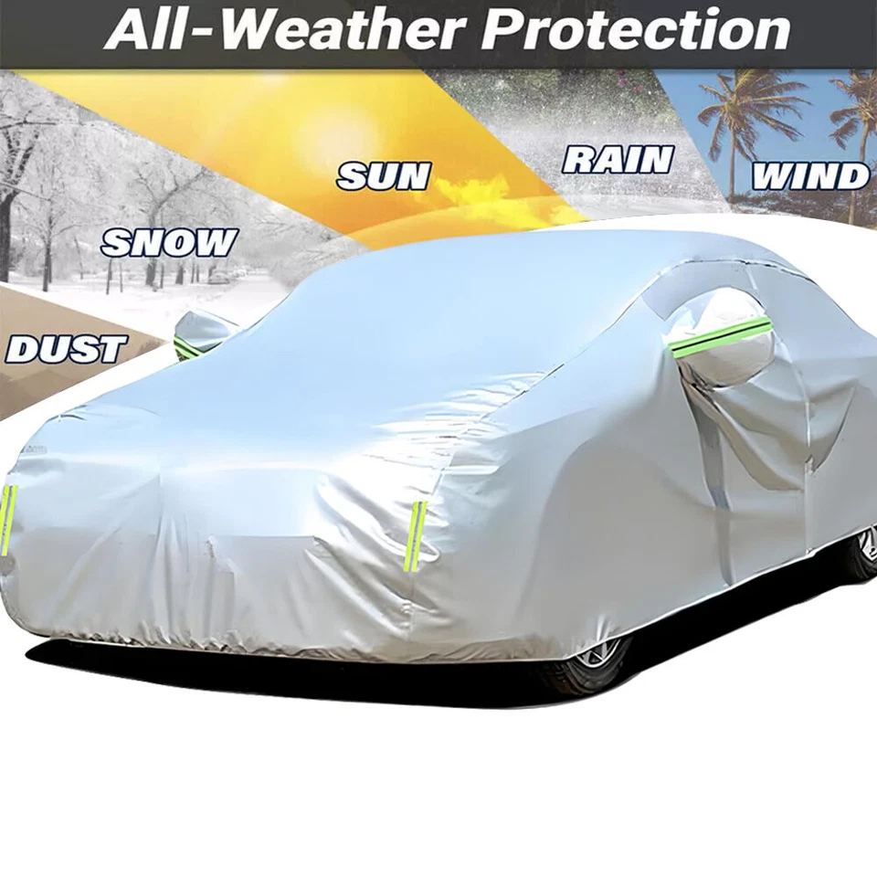 For Ford Mustang Full Car Cover Weatherproof Waterproof Sun UV Full Protection Foto 1 de 4