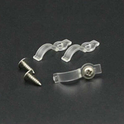 8mm 10mm Silicone Holder Clip Fixing 3528 5050 5630 RGB LED Strip Light - Image 1 of 4