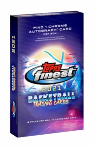 2021 Topps Finest Basketball Hobby Box Sealed MONTGOMERY RELEASE 1 Autograph - Picture 1 of 1