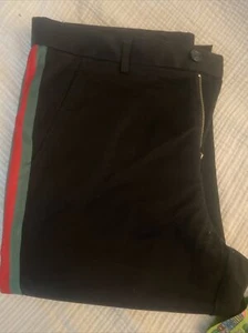 PRESTIGE "DESIGNER" COTTON JEAN PANTs (BLACK/RED/GREEN) Ask For Top And Bottom. - Picture 1 of 18