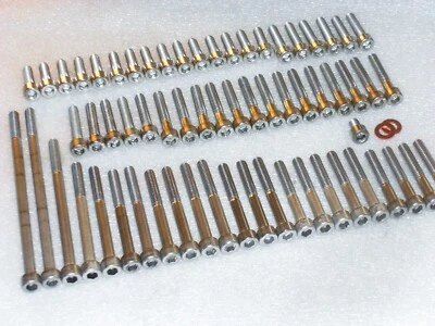 Suzuki DR350SE DR250SE Engine Stainless Allen Bolt kit (Elec / Kick start) DR350 - Изображение 1 из 4