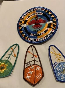 OA Lodge 123 Zit-Kala-Sha 1966 activity patches Lot Of 4 Old Ky Home Council BSA - Picture 1 of 5