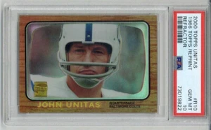 2000 TOPPS UNITAS 1966 REPRINT REFRACTOR #R10 JOHNNY UNITAS COLTS PSA 10 POP 1 - Picture 1 of 2