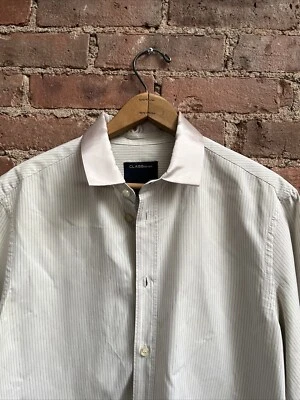 Camisa De Colección Clase Roberto Cavalli Para Hombre, Talla 48, Rayas Algodón Rosa Faille Colla Foto 1 de 4