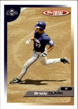 2005 Topps Total Milwaukee Brewers Baseball Card #336 Brady Clark