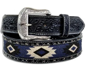 Cintura in pelle Nocona western belt N210002706 - Foto 1 di 2