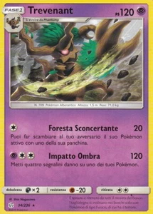 CARTA POKEMON  - TREVENANT - 94/236  - PS 120 - RARA - IN ITALIANO  - Foto 1 di 1