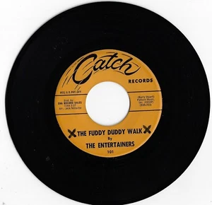 THE ENTERTAINERS the fuddy duddy walk U.S. CATCH 45rpm_1963 crazed TITTYSHAKER - Picture 1 of 1
