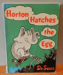 1968 Vintage "Horton hatches the egg" DR. SEUSS-1st edition paperback book - Foto 1 di 6