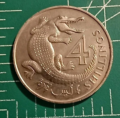 Gambia 1966 2 chelines KM #5 Foto 1 de 4