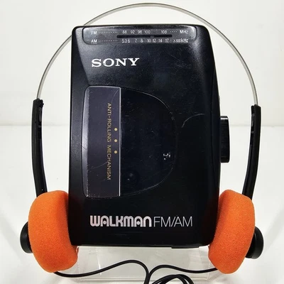 Reproductor de casete AM/FM Sony Walkman WM-FX10 - Cinturón nuevo - Reparado - Leer descripción Foto 1 de 4