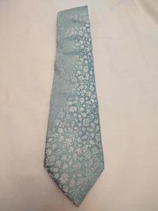 Hugo Boss Tie Men Pale Green/Aqua Silk Tie READ DESCRIPTION  - Picture 1 of 4