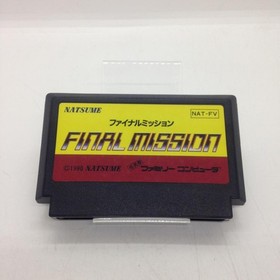 Final Mission Famicom FC NES Cartridge Only Japan NTSC-J Nintendo Shooter Game